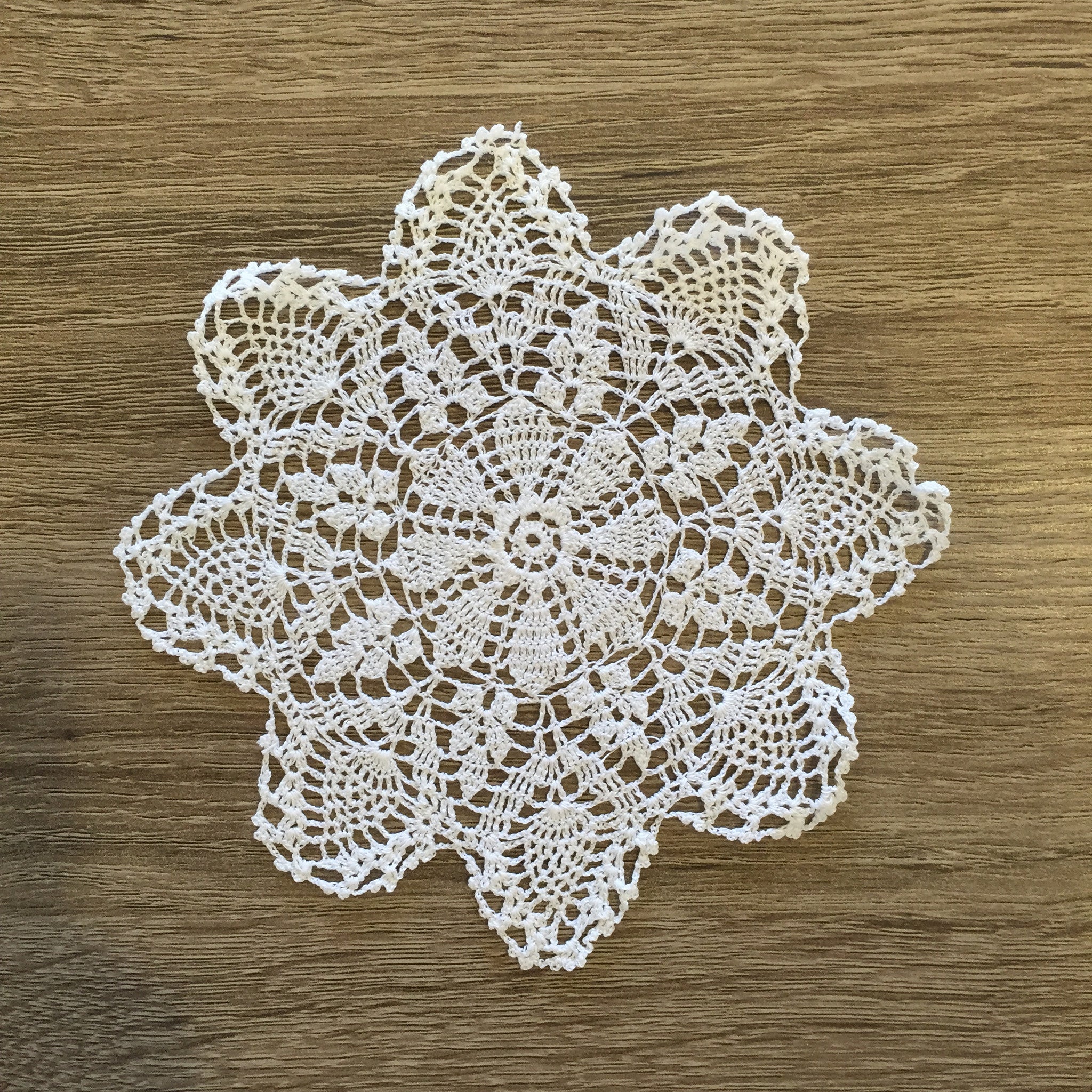 Strawberry Doilies Round White 5.5"- 6" Inch Set of 12