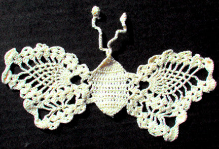 Butterfly Doilies Ecru 8" Inch