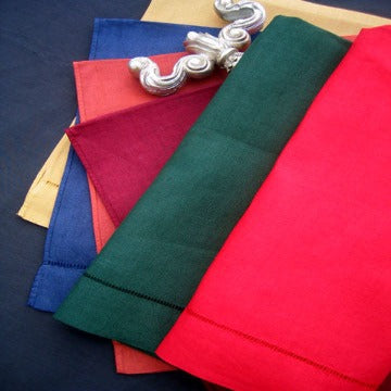 Darthmouth Green Hemstitch Guest Towel