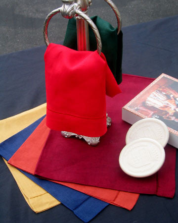 Rust Hemstitch Guest Towel