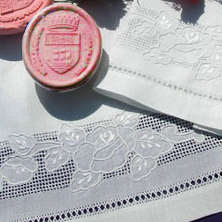 Dazzling Roses European Guest Towel - 28x44