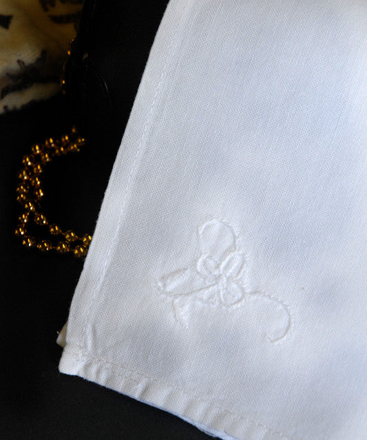 Pansy Handkerchief White